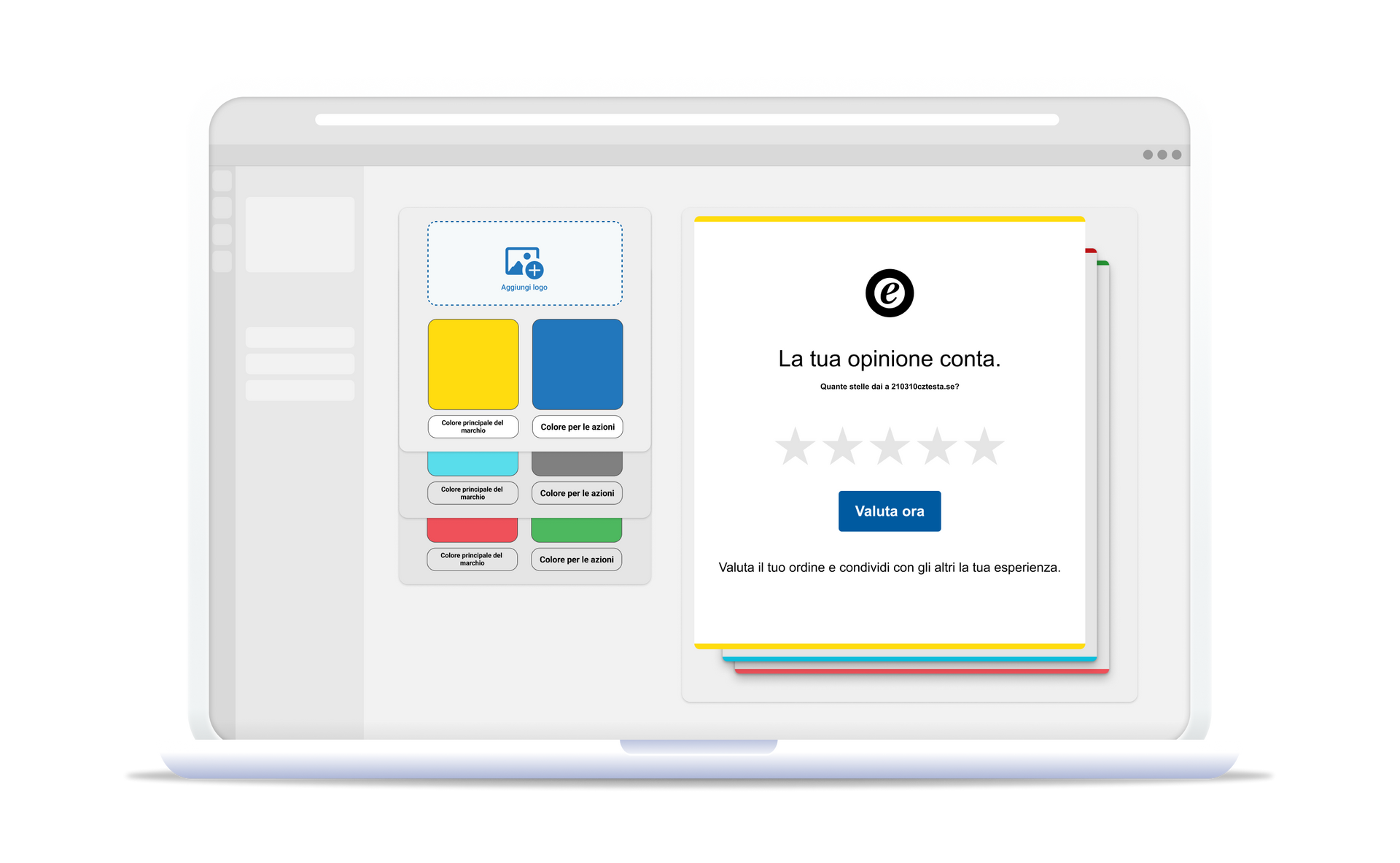 personalizzazione degli inviti alle recensioni