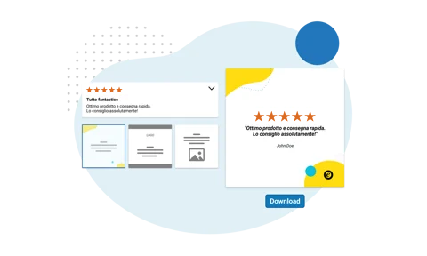 come personalizzare e condividere recensioni sui social