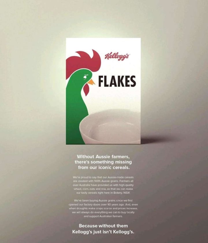 esempio visual content marketing: pubblicità kelloggs