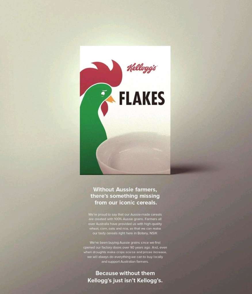 pubblicità kelloggs visual content marketing