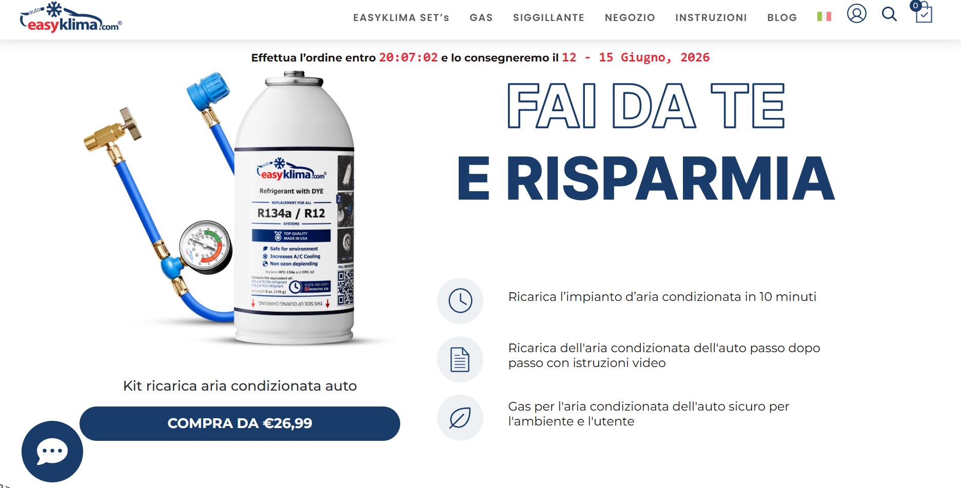aria condizionata urgenza