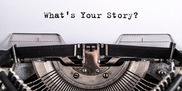 macchina da scrivere per storytelling