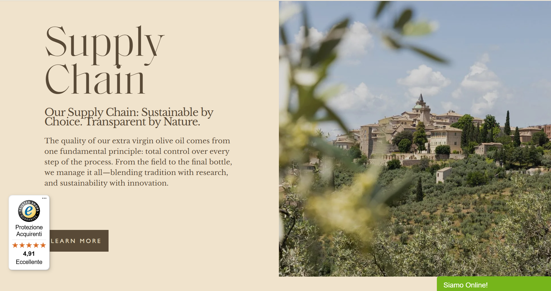 esempio di comunicazione della sostenibilita della filiera