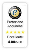 trustbadge protezione acquirenti stelle di valutazione