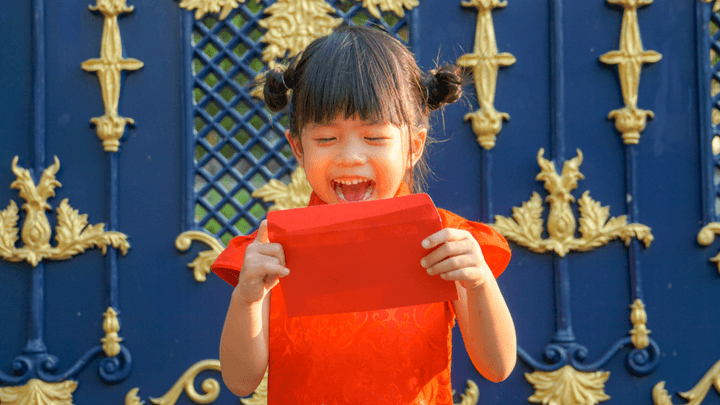 regalo busta rossa Capodanno cinese