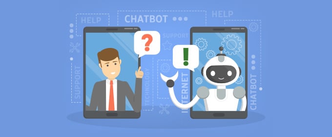 Essere umano e robot conversano fra di loro