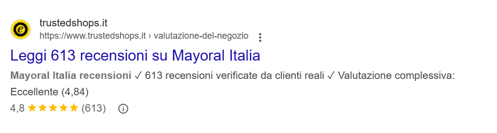 Mayoral Italia Recensioni