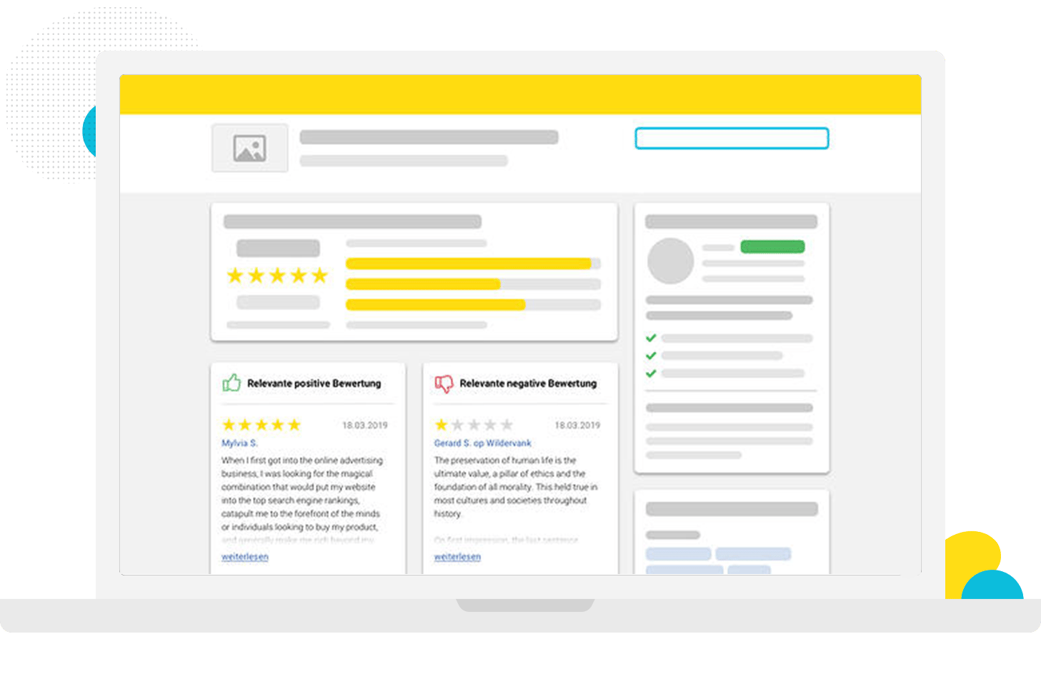 profilo del negozio con trusted shops